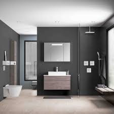 Attached bathroom with modern fittings in 3 BHK flat near Gurugram